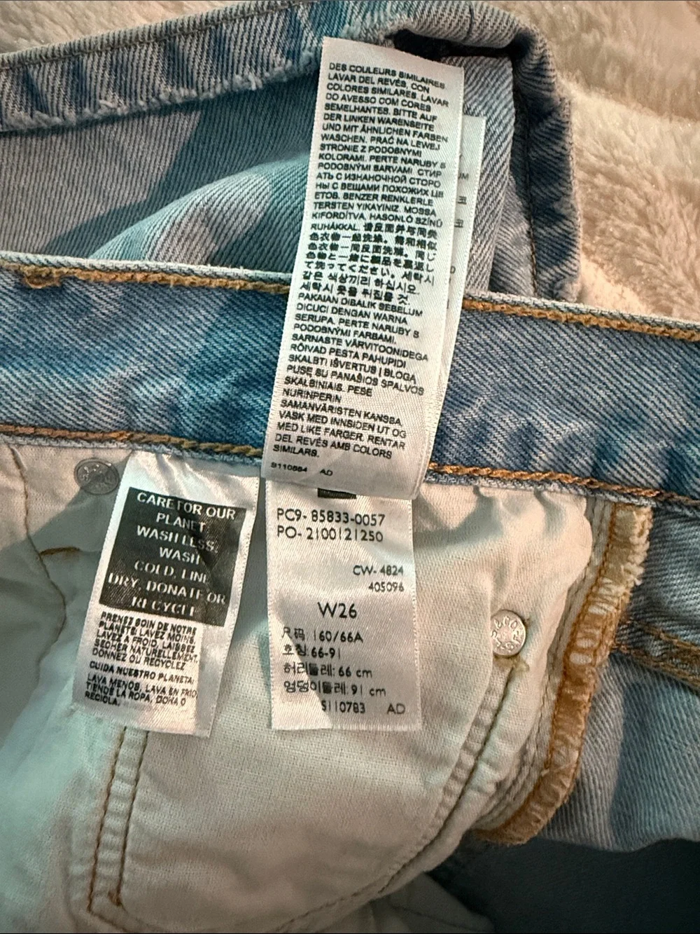Light Blue Denim Women's Shorts